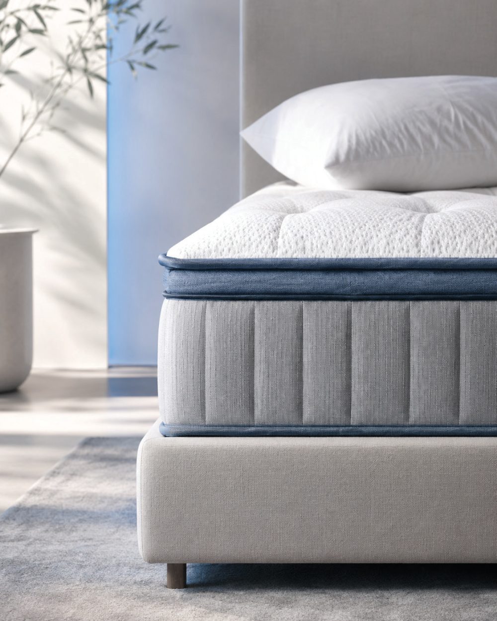 BLUE pillow-top mattress